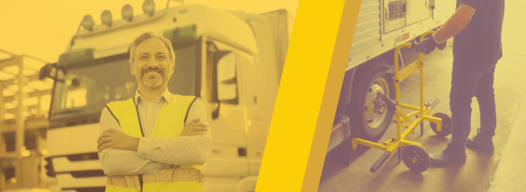 O Calço Ergonômico AGMOV garante estabilidade e segurança em operações com caminhões, reduzindo riscos durante o bloqueio de energia.